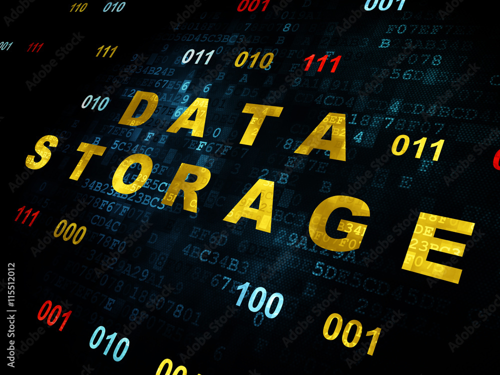 Data concept: Data Storage on Digital background Data concept: Data Storage on Digital background