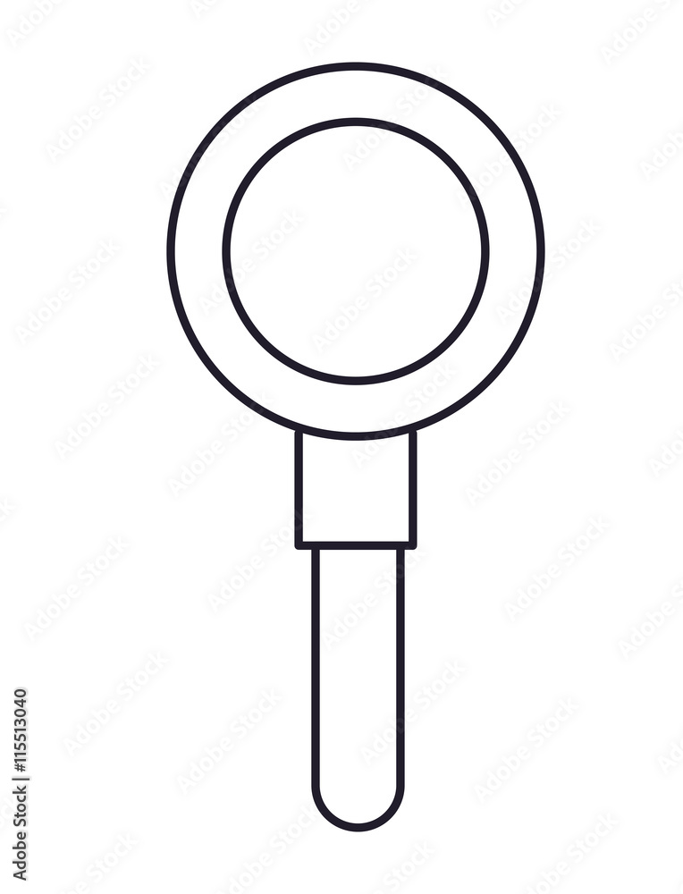 magnifying glass isolated icon design magnifying glass isolated icon design