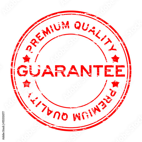 Grunge premium quality guarantee rubber stamp