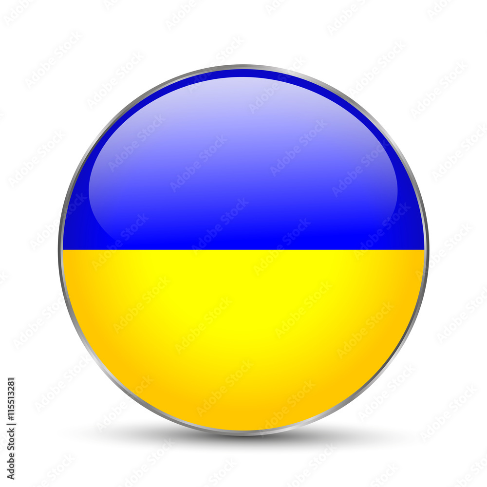 National flag of Ukraine isolated National flag of Ukraine isolated