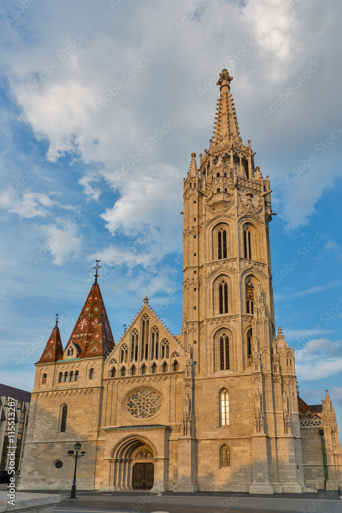 Matthias church in Buda Castle, Budapest, Hungary