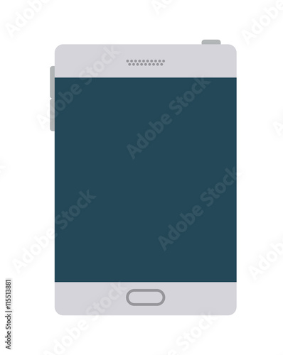 tablet computer isolated icon design