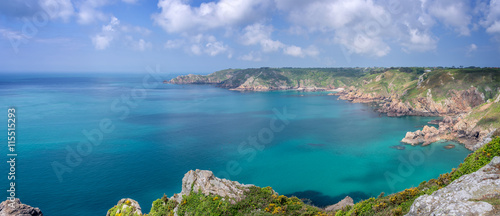 Photography Icart point panorama, Guernsey