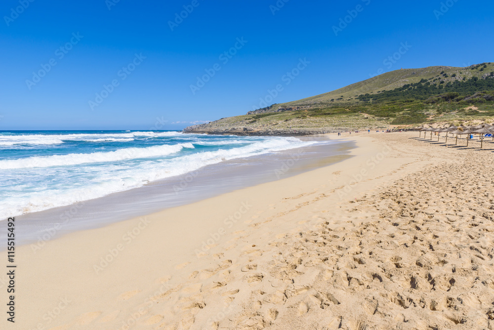 Cala Mesquida - beautiful beach of island Mallorca, Spain Cala Mesquida - beautiful beach of island Mallorca, Spain