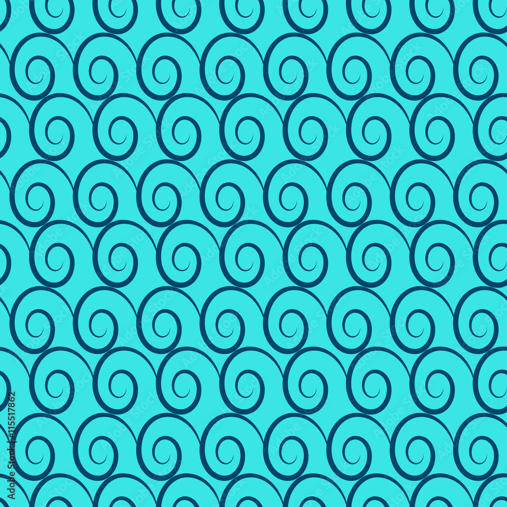 Wave geometric seamless pattern 25.07