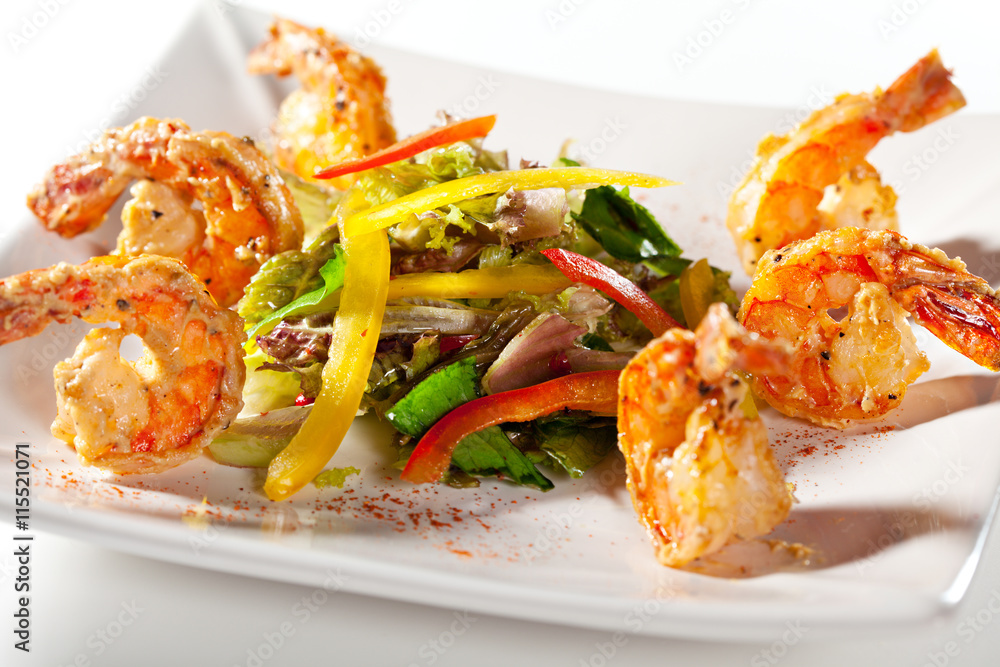 Seafood and Vegetables Salad Seafood and Vegetables Salad