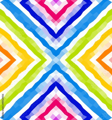 Seamless geometric pattern. Colorful polygonal mosaic background. Wallpaper