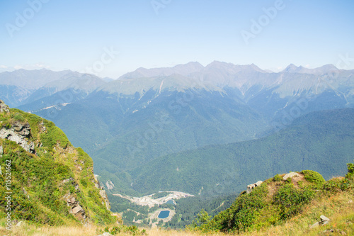 Fototapeta Naklejka Na Ścianę i Meble -  Кавказские горы/ Caucasus mountains