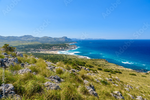 Cala Mesquida - beautiful coast of island Mallorca, Spain