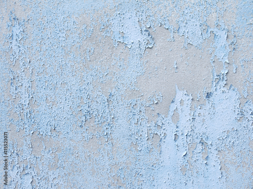 Grunge blue wall texture