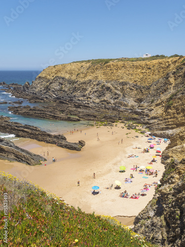 Portugal, Alentejo, Zambujeira do Mar, Praia dos Alteirinhos photo