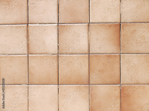 Wallpaper Mural brown tiles on wall Torontodigital.ca