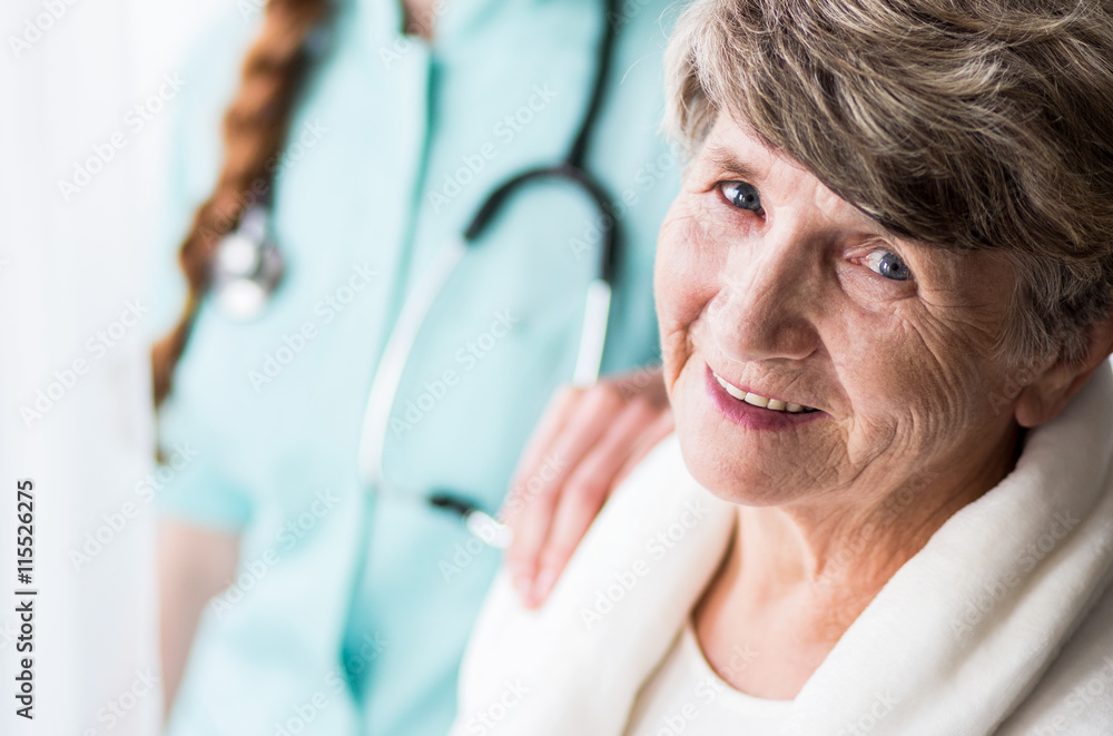 Fototapeta premium Happy older woman