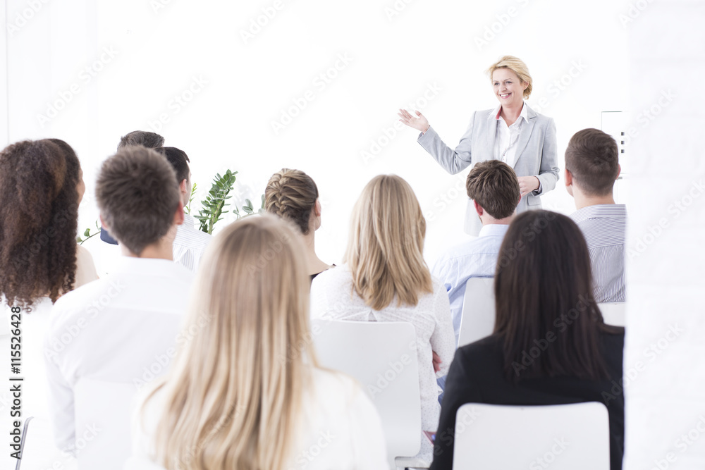 Fototapeta premium How to look good on presentation