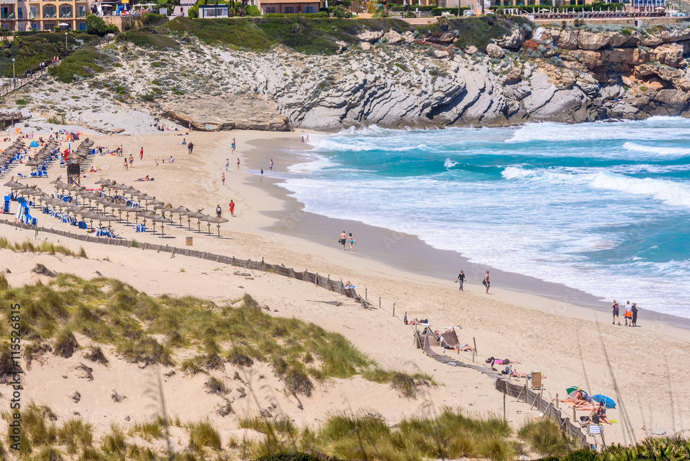 Cala Mesquida - beautiful beach of island Mallorca, Spain Cala Mesquida - beautiful beach of island Mallorca, Spain