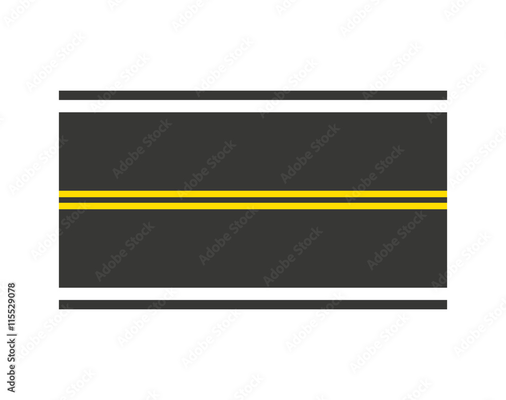 road style isolated icon design road style isolated icon design