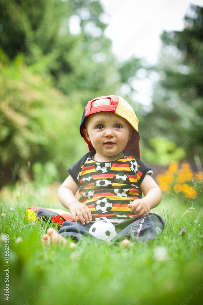 kleiner Fußballfan