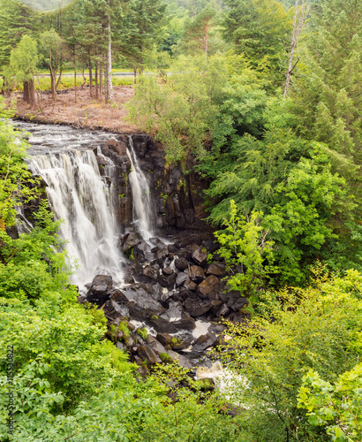 Waterfalls at Aros Park  Tobermory  Isle of Mull  Scotland  UK