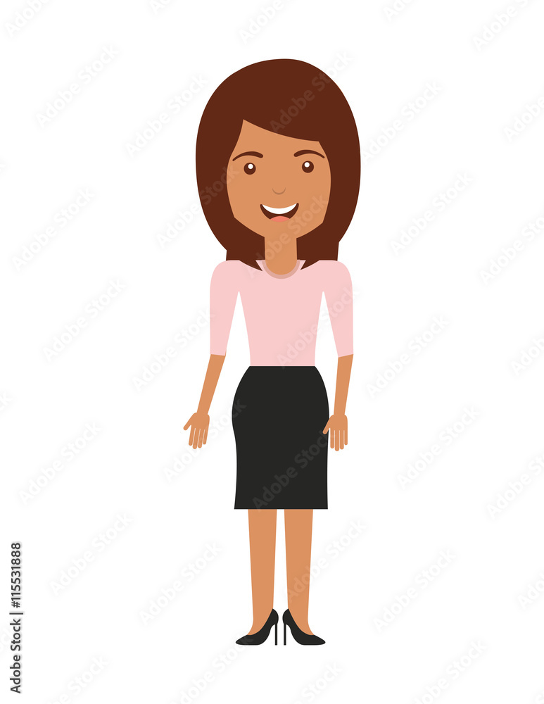 woman avatar isolated icon design woman avatar isolated icon design