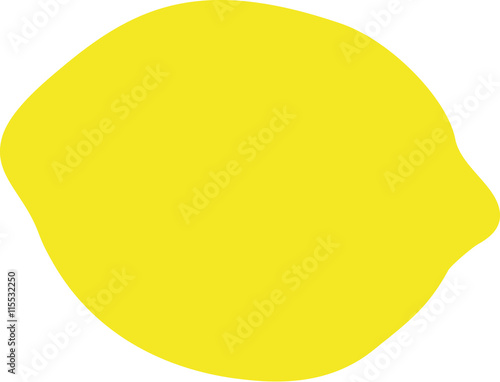 Lemon silhouette