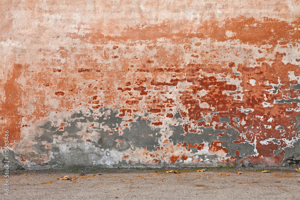 old wall with peeling paint old wall with peeling paint