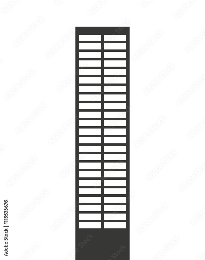 building front isolated icon design building front isolated icon design