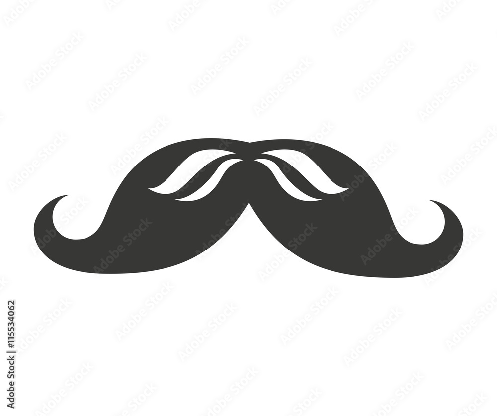 mustache isolated icon design mustache isolated icon design