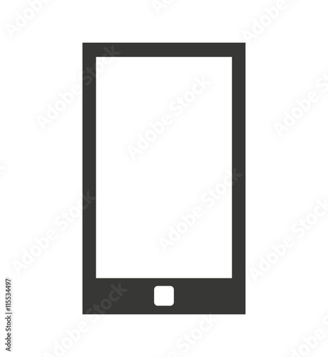 cellphone isolated icon design
