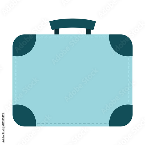 suitcase isolated icon design