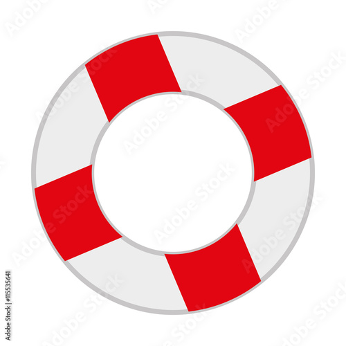 lifeguard float isolated icon design