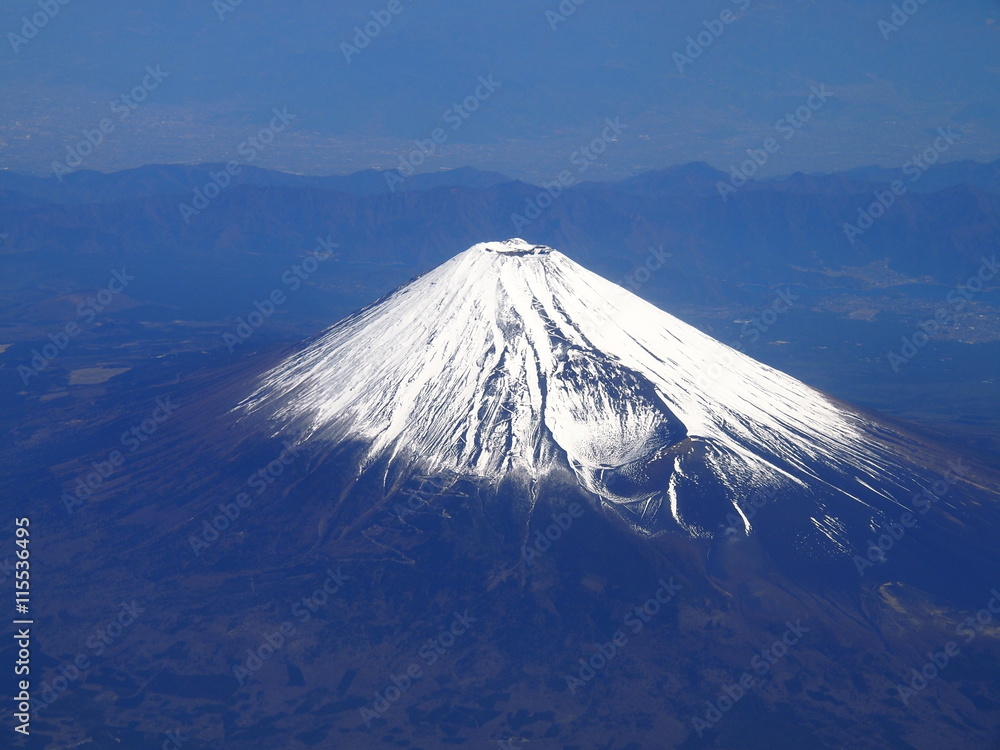 富士山 空撮