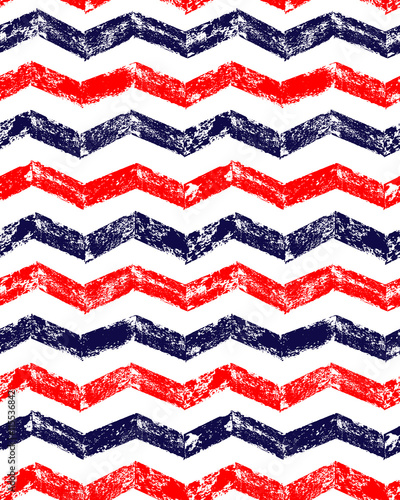 Blue red and white grunge c...