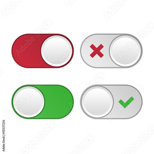 Vector universal buttons photo