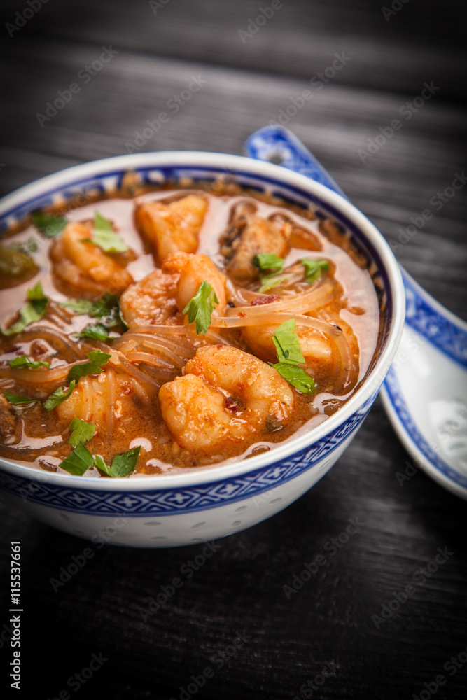 Asian shrimp soup