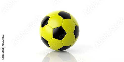 Soccer football ball. 3d illustration