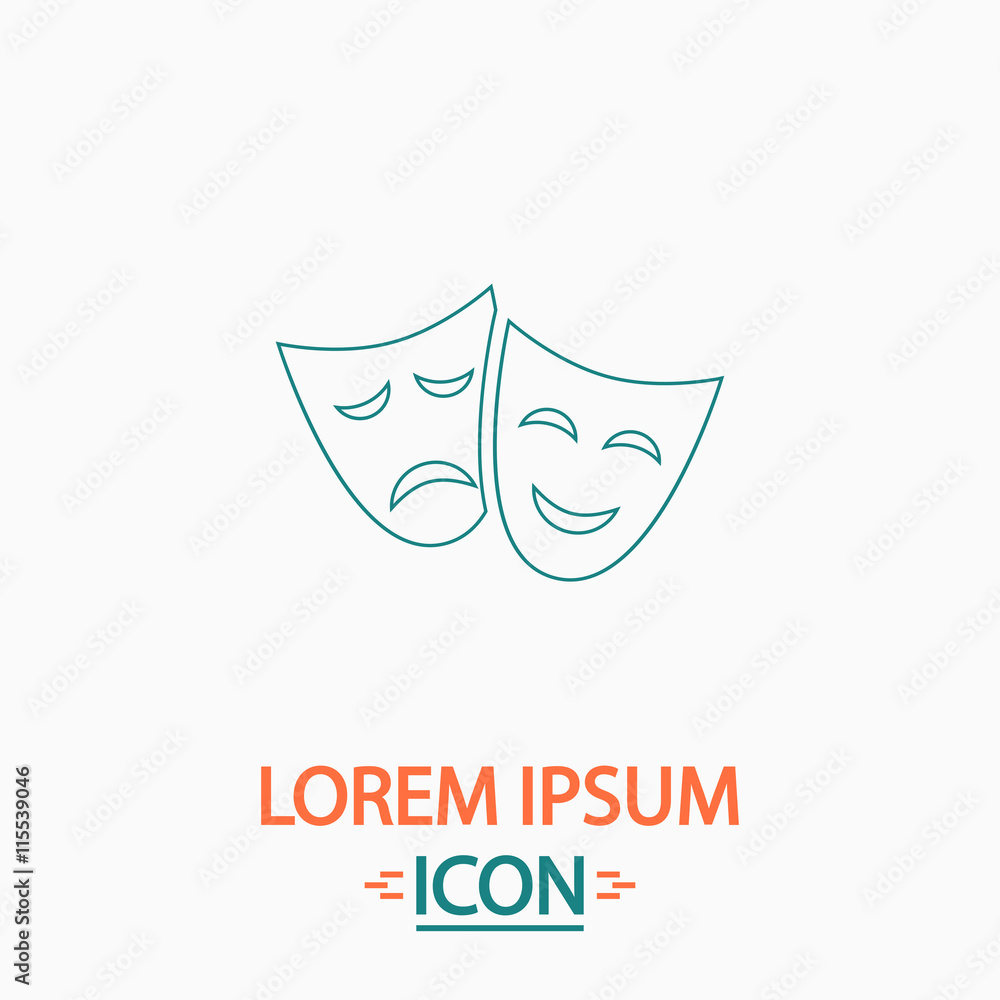 masks computer symbol masks computer symbol