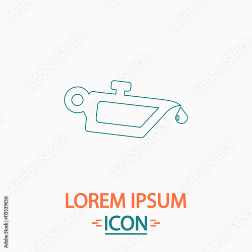 lube oil computer symbol