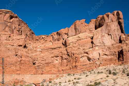 Views from around the Arches National Park  Utah 