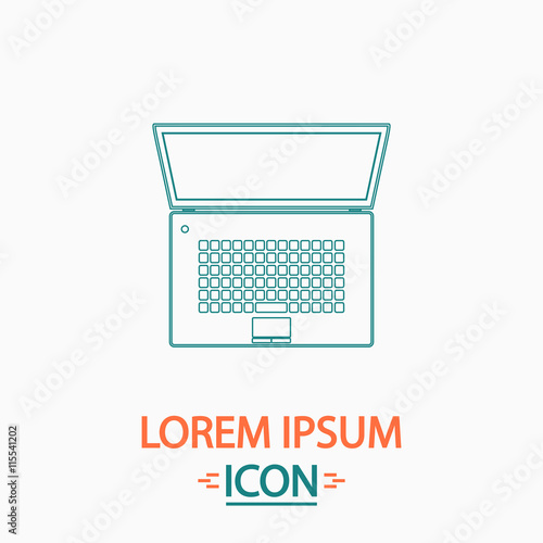 netbook computer symbol