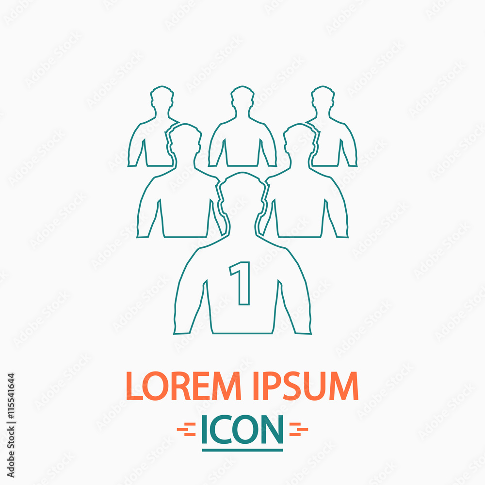 Leadership computer symbol Leadership computer symbol