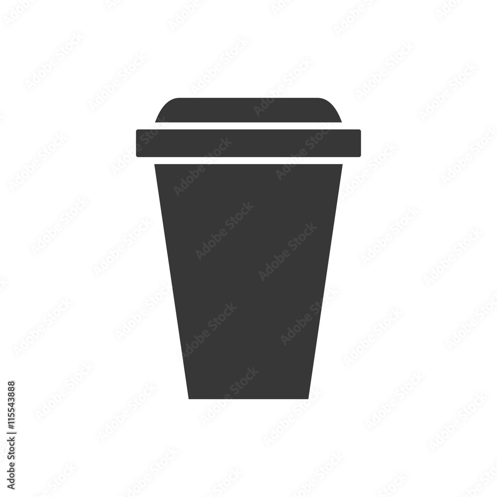 Drink concept represented by coffee mug icon. Isolated and flat illustration 