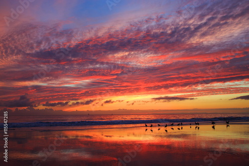 Beach sunset