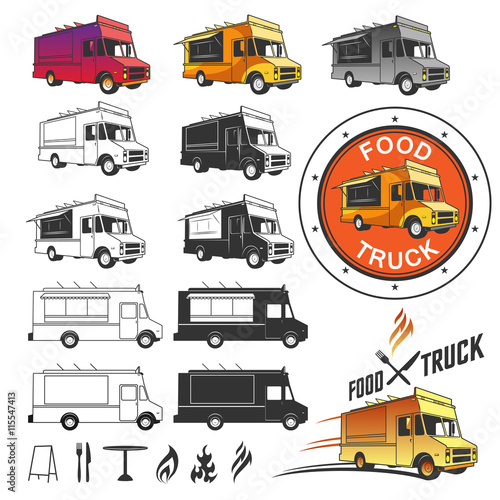 Food truck emblems