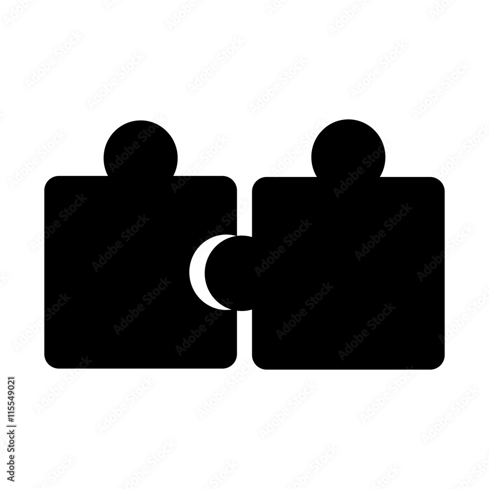 flat design puzzle pieces icon vector illustration flat design puzzle pieces icon vector illustration