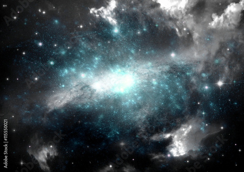 Wallpaper Mural galaxy in a free space Torontodigital.ca
