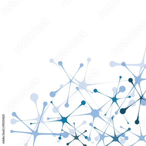 Molecular structure background