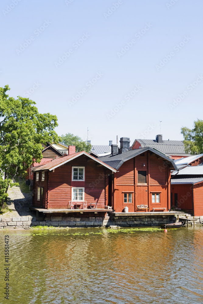 Finland, Nyland, Porvoo, Borga, Borga river Finland, Nyland, Porvoo, Borga, Borga river