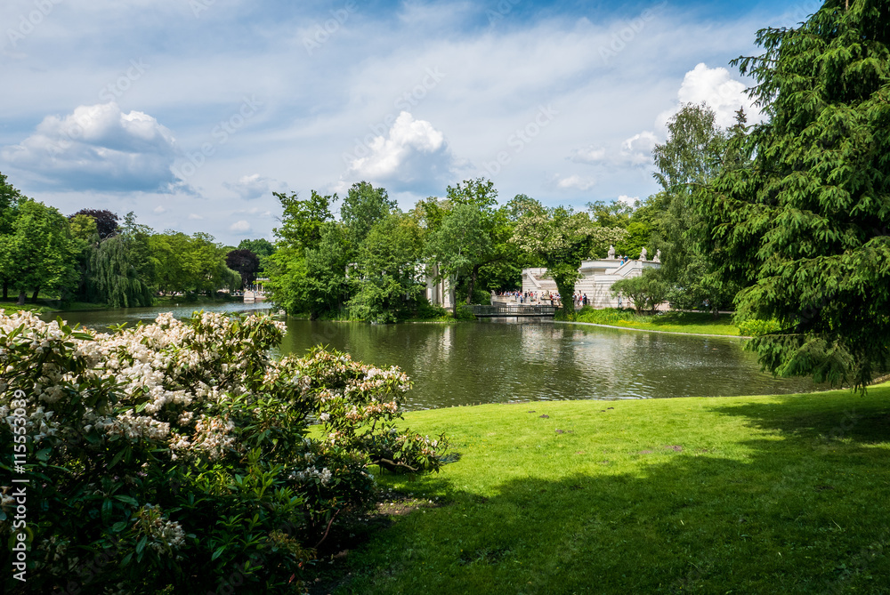 Obraz premium Park Łazienkowski, Warszawa, Polska