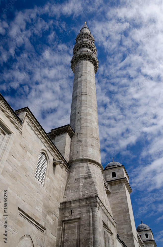 Minaret in the mosque