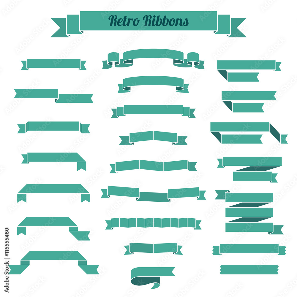 Ribbons vector templates
